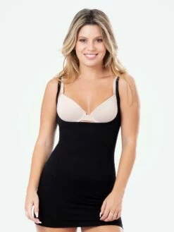 Best Pirce 😉 Shapermint Essentials Open Bust Shaper Slip 👗 Dress 😍