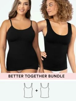 Deals 👏 Bundle Shapermint Essentials - 1 Tank Cami + 1 Scoop Neck Cami ❤️