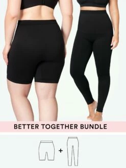 Discount 🥰 Bundle Shapermint Essentials - 1 High Waisted Shaping Leggings + 1 Bikeshort ❤️
