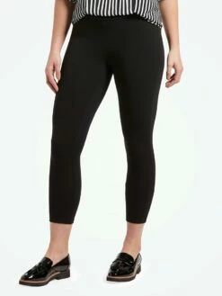 Best Pirce 🛒 Hue® Wide Waistband Blackout Cotton Capri 😉