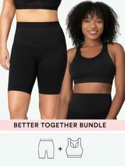 Budget 🌟 Bundle Truekind® & Shapermint Essentials - 1 Reactive Sports Bra + 1 Bike Short 👏