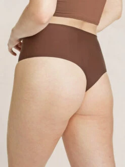 Buy 👏 Truekind® Seamless Stretch Mid-Waist Thong 🌟